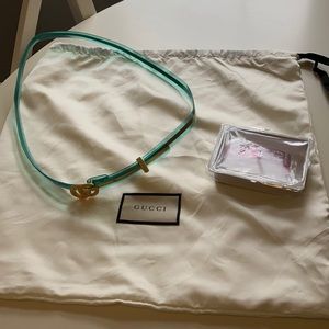 Gucci Crystal Barette and Belt